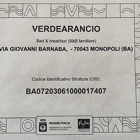 Frühstückspension Verdearancio *